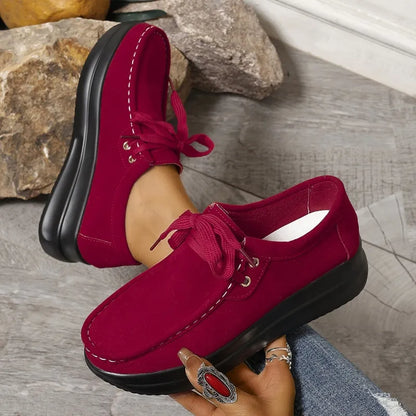 2025 Lace-Up Thick-Soled Casual Shoes