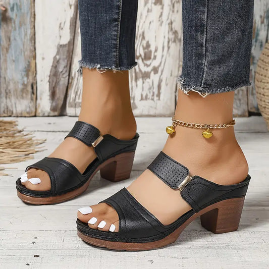 Comfort Block Heel Sandals
