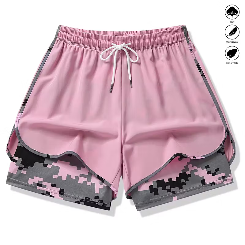 Women’s 2-in-1 Layered Athletic Shorts