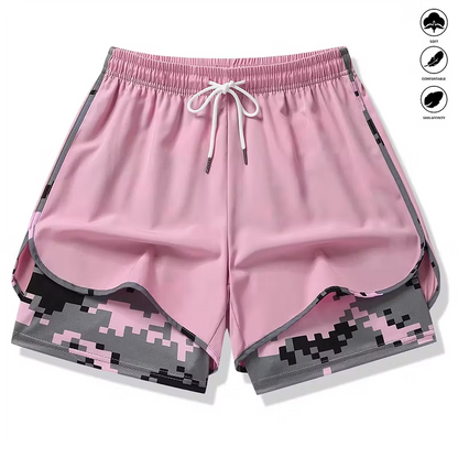 Women’s 2-in-1 Layered Athletic Shorts