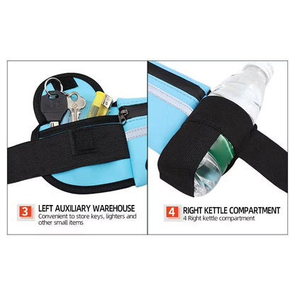 Running Waist Bag with Bottle Holder