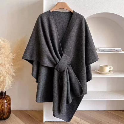 Women’s Soft Fleece Drape Everyday Shawl