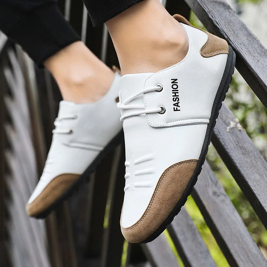 Men's Leather-Look Driving Shoes