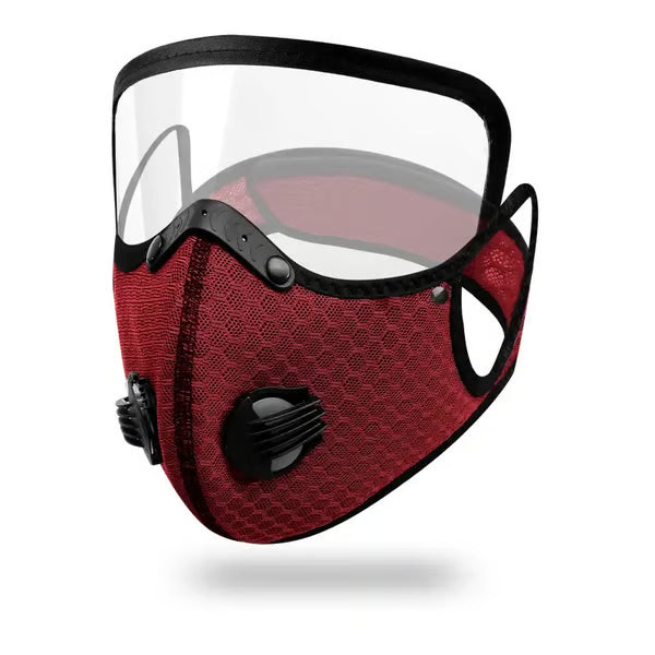 Reusable Filter Face Mask With Eye Shield