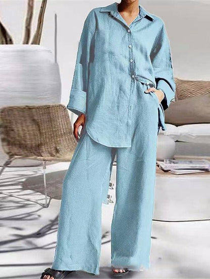 Relaxed Two-Piece Cotton Set
