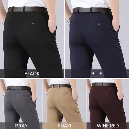 Men's Stretch Straight Leg Trousers