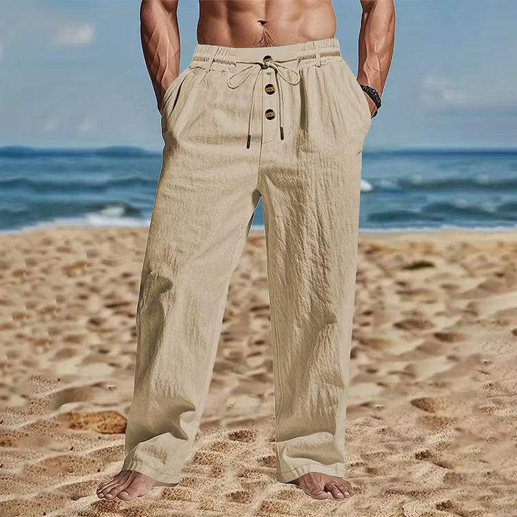 Men’s Drawstring Casual Trousers