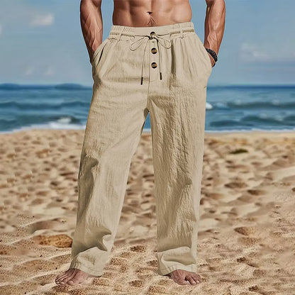 Men’s Drawstring Casual Trousers