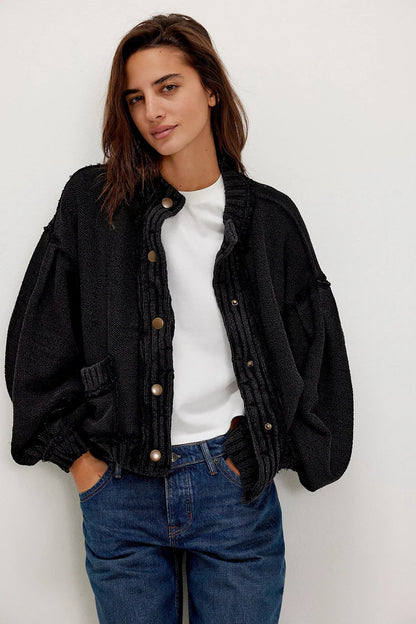 Women’s Relaxed Fit Cotton Slouchy Cardigan