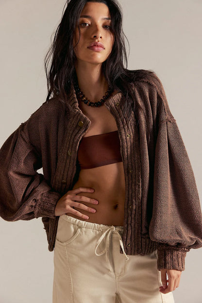 Women’s Relaxed Fit Cotton Slouchy Cardigan
