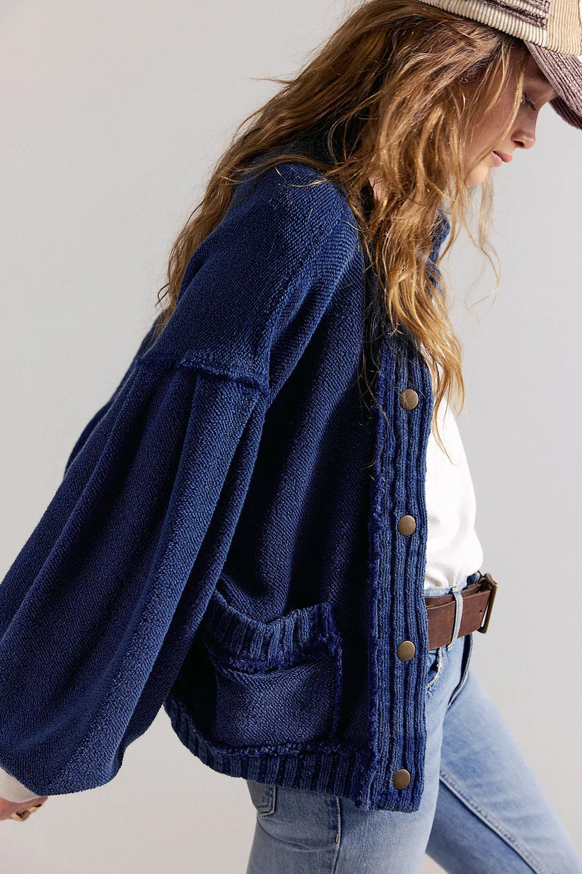 Women’s Relaxed Fit Cotton Slouchy Cardigan