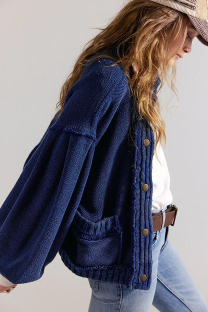 Women’s Relaxed Fit Cotton Slouchy Cardigan
