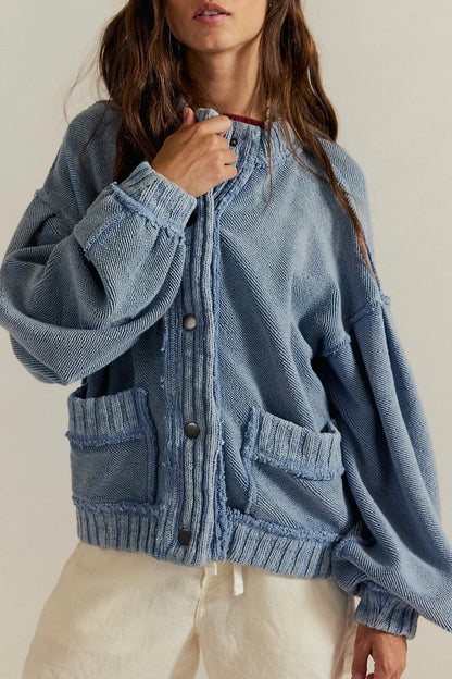 Women’s Relaxed Fit Cotton Slouchy Cardigan