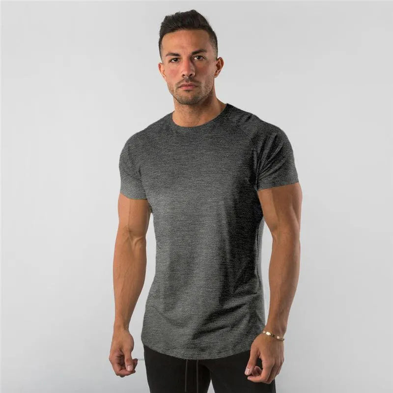 Men’s Raglan Sleeve Crew Neck Athletic T-Shirt