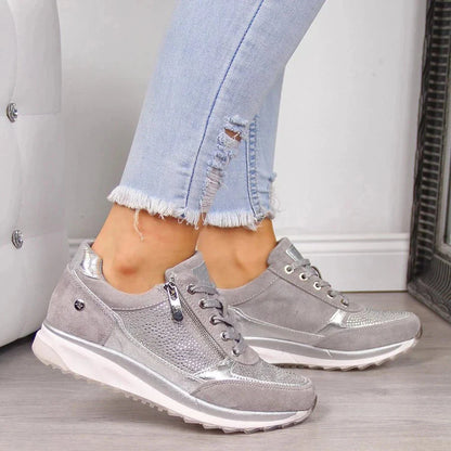 Women’s Zip-Up Supportive Comfort Trainers