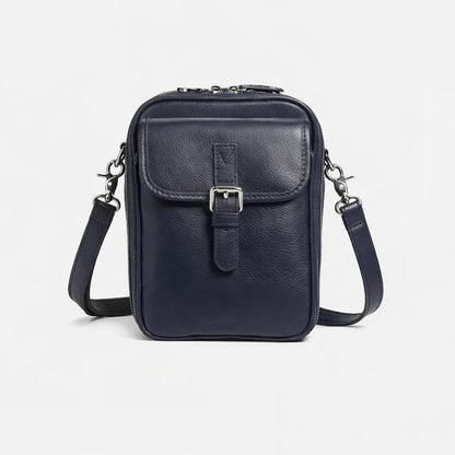 Women’s Compact Leather-Look Crossbody Handbag