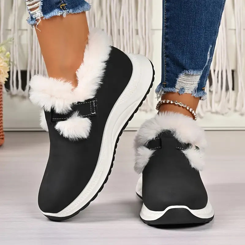 Women’s Waterproof Plush Winter Snow Shoes