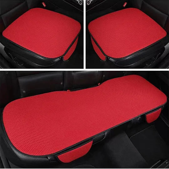 Ice Silk Cooling Car Seat Cushion Set