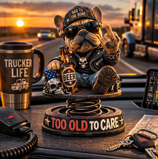 Spring Loaded Dashboard Bobblehead Figure