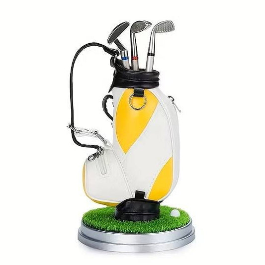 Golf-Themed Pen Holder Set