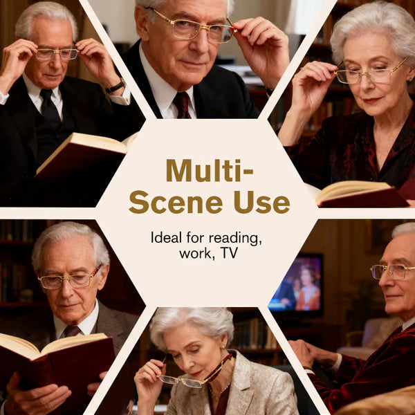 Compact Foldable Reading Glasses with Case