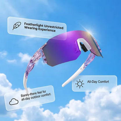 Large-Frame UV Protection Sports Sunglasses