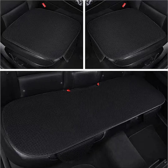 Ice Silk Cooling Car Seat Cushion Set