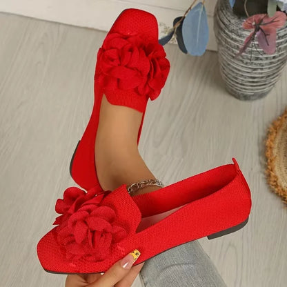 Women’s Floral Strap Comfort Ballet Flats