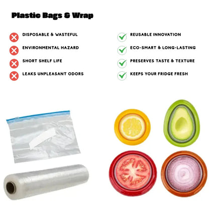 Reusable Produce Freshness Pods Set