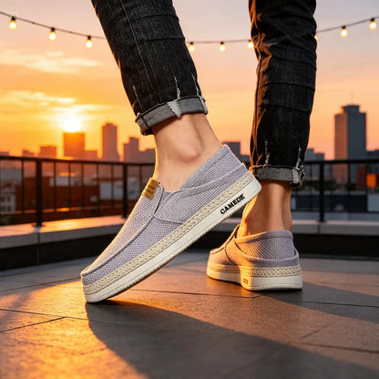 Men’s Woven Slip-On Loafers