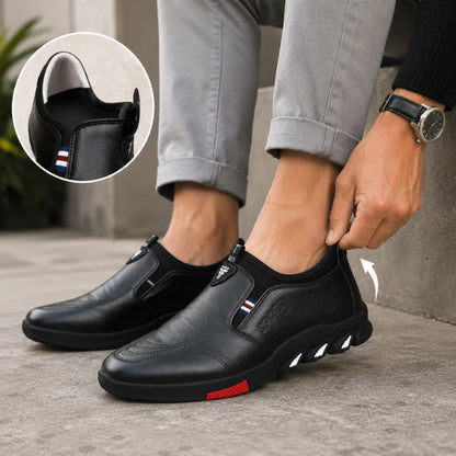Men's Smart Leather Look Lace Up Shoes