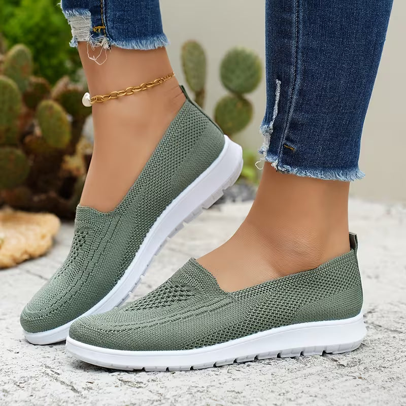 Women’s Slip-On Knit Walking Shoes