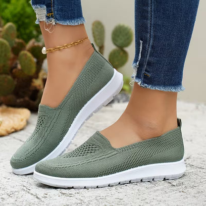 Women’s Slip-On Knit Walking Shoes
