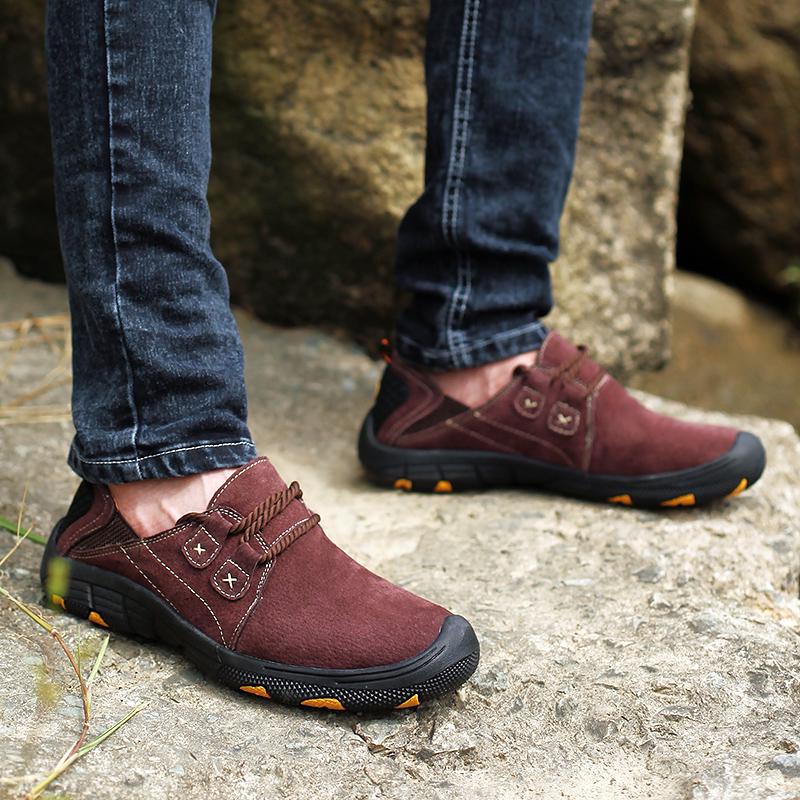Men’s Wide-Fit Pigskin Leather-Look Soft-Sole Driving Loafers