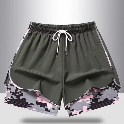 Women’s 2-in-1 Layered Athletic Shorts