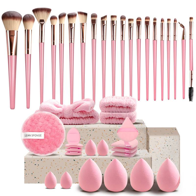Women's Make-Up Brush and Sponge Set