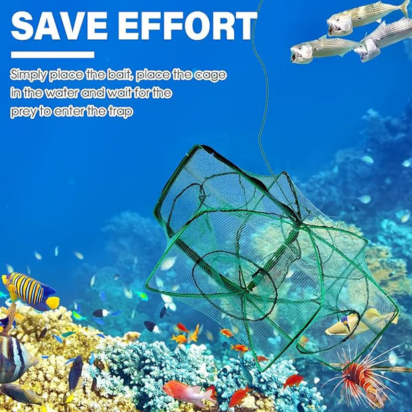 Foldable Multi Entry Fishing Net