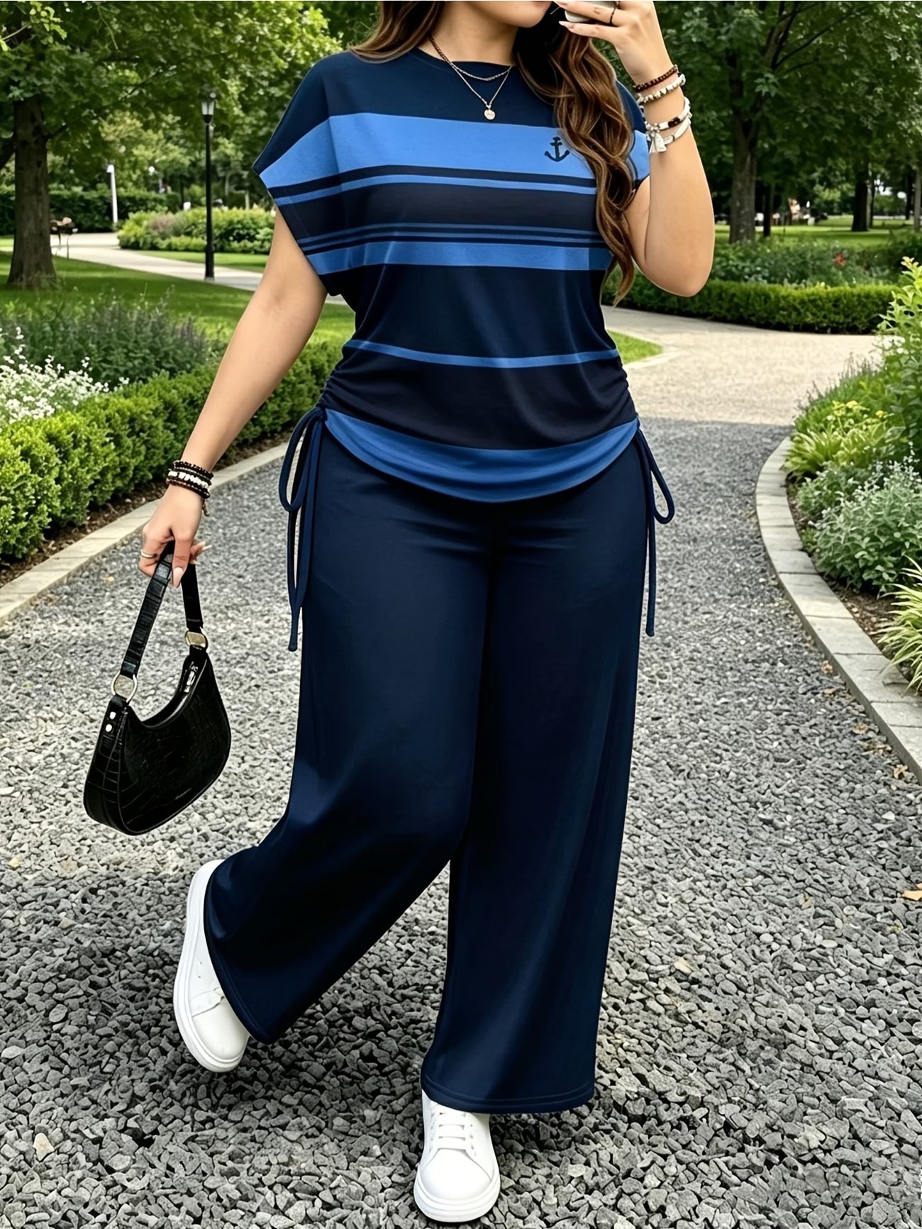 Women's Bow-Detail Two-Piece Set