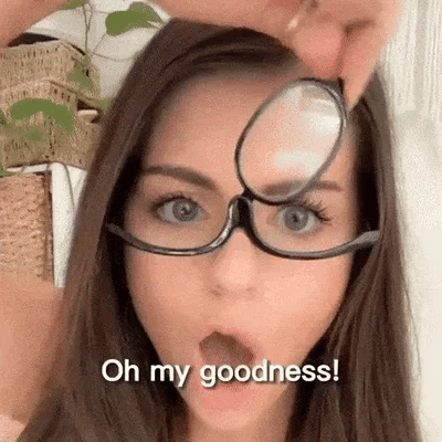 Flip-Lens Makeup Reading Glasses for Close-Up Precision