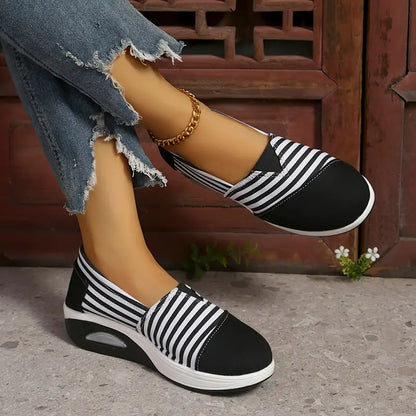 Women’s Striped Comfort Trainers