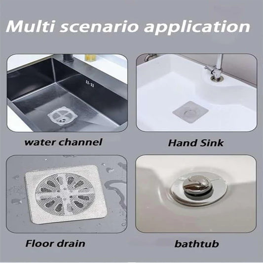 Disposable Drain Mesh Stickers – 10x10cm