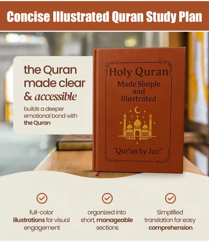 Illustrated Quran Study Plan Book by Juz