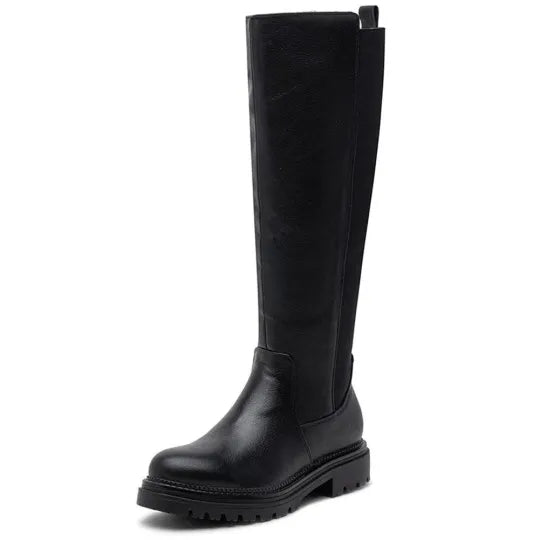 Women’s Faux Suede Stretch Knee-High Comfort Boots