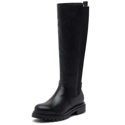 Women’s Faux Suede Stretch Knee-High Comfort Boots