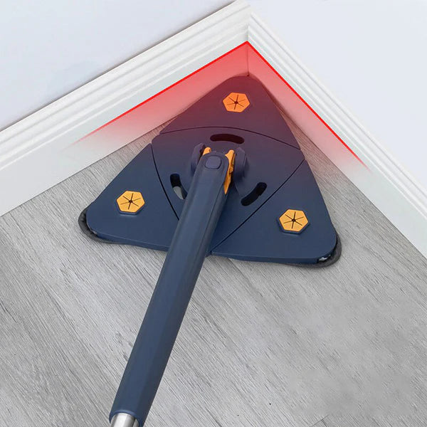 Triangle Spin Mop with Built In Squeeze and 360° Head