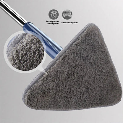 Triangle Spin Mop with Built In Squeeze and 360° Head