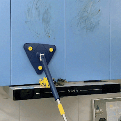 Triangle Spin Mop with Built In Squeeze and 360° Head