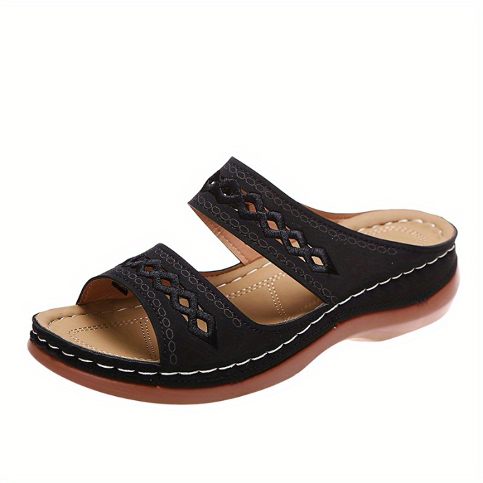 Vintage Hollow Slippers