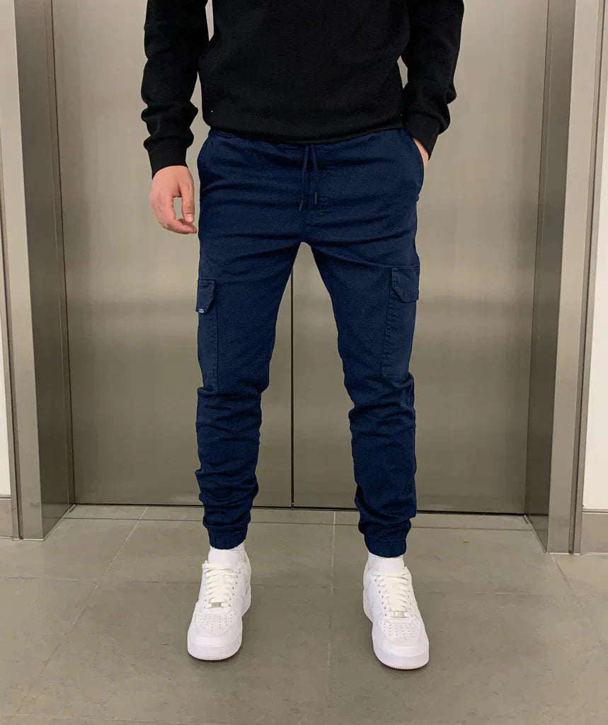 Men’s Slim-Fit Cargo Jogger Trousers