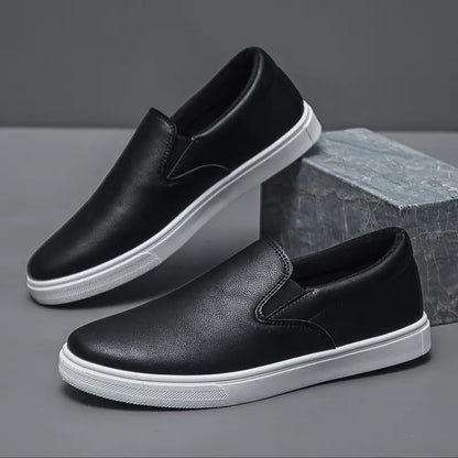 Men's Brown Slip-On Sneakers - Comfortable & Stylish Casual Shoes